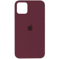 Силіконовий чохол Silicone Case Full Protective (AA) для Apple iPhone 13 (6.1) - Бордовий / Plum