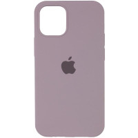 Силіконовий чохол Silicone Case Full Protective (AA) для Apple iPhone 13 (6.1) - Сірий / Lavender