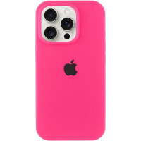 Силіконовий чохол Silicone Case Full Protective (AA) для Apple iPhone 14 Pro (6.1) - Рожевий / Barbie pink