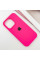Силіконовий чохол Silicone Case Full Protective (AA) для Apple iPhone 14 Pro (6.1) - Рожевий / Barbie pink - фото