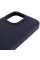 Силиконовый чехол Silicone Case Full Protective (AA) для Apple iPhone 14 Pro (6.1) - Темно-синий / Midnight blue - фото