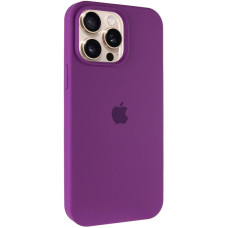 Силіконовий чохол Silicone Case Full Protective (AA) для Apple iPhone 14 Pro (6.1) - Фіолетовий / Grape
