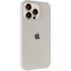 Силиконовый чехол Silicone Case Full Protective (AA) для Apple iPhone 14 Pro Max (6.7) - Бежевый / Antique White