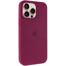 Силіконовий чохол Silicone Case Full Protective (AA) для Apple iPhone 14 Pro Max (6.7) - Бордовий / Maroon
