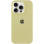 Силиконовый чехол Silicone Case Full Protective (AA) для Apple iPhone 14 Pro Max (6.7) - Желтый / Mellow Yellow