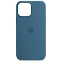 Силіконовий чохол Silicone Case Full Protective (AA) для Apple iPhone 14 Pro Max (6.7) - Синій / Blue Jay