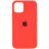 Силіконовий чохол Silicone Case Full Protective (AA) для Apple iPhone 14 (6.1) - Кавуновий / Watermelon red