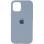 Силіконовий чохол Silicone Case Full Protective (AA) для Apple iPhone 14 (6.1) - Блакитний / Sweet Blue