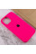 Силіконовий чохол Silicone Case Full Protective (AA) для Apple iPhone 14 (6.1) - Рожевий / Barbie pink - фото