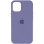 Силіконовий чохол Silicone Case Full Protective (AA) для Apple iPhone 14 (6.1) - Сірий / Lavender Gray