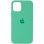 Силіконовий чохол Silicone Case Full Protective (AA) для Apple iPhone 14 Plus (6.7) - Зелений / Spearmint