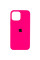 Силиконовый чехол Silicone Case Full Protective (AA) для Apple iPhone 14 Plus (6.7) - Розовый / Barbie pink - фото