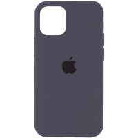 Силіконовий чохол Silicone Case Full Protective (AA) для Apple iPhone 14 Plus (6.7) - Сірий / Dark Gray