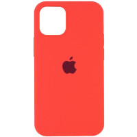 Силіконовий чохол Silicone Case Full Protective (AA) для Apple iPhone 15 (6.1) - Кавуновий / Watermelon red