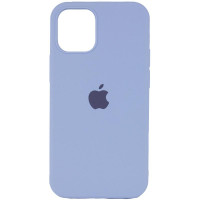 Силіконовий чохол Silicone Case Full Protective (AA) для Apple iPhone 15 (6.1) - Блакитний / Lilac Blue