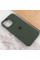 Силіконовий чохол Silicone Case Full Protective (AA) для Apple iPhone 15 (6.1) - Зелений / Cyprus Green - фото
