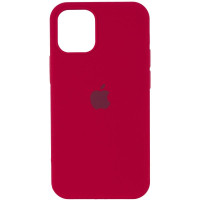 Силіконовий чохол Silicone Case Full Protective (AA) для Apple iPhone 15 (6.1) - Червоний / Rose Red