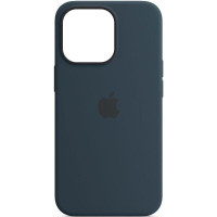 Силиконовый чехол Silicone Case Full Protective (AA) для Apple iPhone 15 (6.1) - Синий / Abyss Blue
