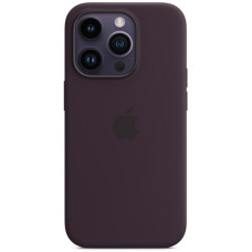 Силіконовий чохол Silicone Case Full Protective (AA) для Apple iPhone 15 (6.1) - Фіолетовий / Elderberry