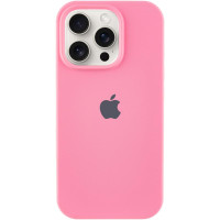 Силіконовий чохол Silicone Case Full Protective (AA) для Apple iPhone 15 Pro (6.1) - Рожевий / Pink