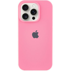 Силіконовий чохол Silicone Case Full Protective (AA) для Apple iPhone 15 Pro (6.1) - Рожевий / Pink