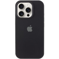 Силіконовий чохол Silicone Case Full Protective (AA) для Apple iPhone 15 Pro (6.1) - Чорний / Black