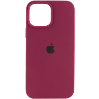 Силіконовий чохол Silicone Case Full Protective (AA) для Apple iPhone 15 Pro Max (6.7) - Бордовий / Maroon