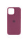 Силіконовий чохол Silicone Case Full Protective (AA) для Apple iPhone 15 Pro Max (6.7) - Бордовий / Plum - фото