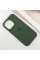 Силиконовый чехол Silicone Case Full Protective (AA) для Apple iPhone 15 Pro Max (6.7) - Зеленый / Cyprus Green - фото