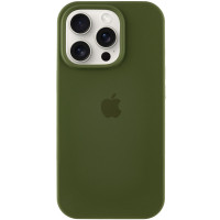 Силіконовий чохол Silicone Case Full Protective (AA) для Apple iPhone 15 Pro Max (6.7) - Зелений / Dark Olive