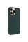 Силиконовый чехол Silicone Case Full Protective (AA) для Apple iPhone 15 Pro Max (6.7) - Зеленый / Forest green - фото