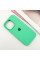 Силіконовий чохол Silicone Case Full Protective (AA) для Apple iPhone 15 Pro Max (6.7) - Зелений / Spearmint - фото