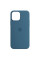 Силиконовый чехол Silicone Case Full Protective (AA) для Apple iPhone 15 Pro Max (6.7) - Синий / Blue Jay - фото