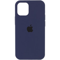 Силіконовий чохол Silicone Case Full Protective (AA) для Apple iPhone 15 Pro Max (6.7) - Темно-синій / Midnight blue