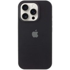 Силіконовий чохол Silicone Case Full Protective (AA) для Apple iPhone 15 Pro Max (6.7) - Чорний / Black