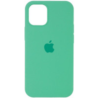 Силиконовый чехол Silicone Case Full Protective (AA) для Apple iPhone 15 Plus (6.7) - Зеленый / Spearmint