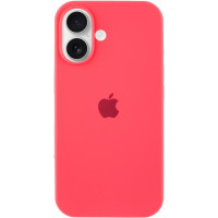 Силіконовий чохол Silicone Case Full Protective (AA) для Apple iPhone 16 (6.1) - Кавуновий / Watermelon red