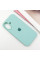 Силиконовый чехол Silicone Case Full Protective (AA) для Apple iPhone 16 (6.1) - Бирюзовый / Beryl - фото