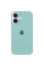 Силиконовый чехол Silicone Case Full Protective (AA) для Apple iPhone 16 (6.1) - Бирюзовый / Beryl - фото