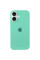 Силиконовый чехол Silicone Case Full Protective (AA) для Apple iPhone 16 (6.1) - Бирюзовый / Marine Green - фото