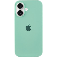Силиконовый чехол Silicone Case Full Protective (AA) для Apple iPhone 16 (6.1) - Бирюзовый / Turquoise