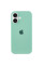 Силиконовый чехол Silicone Case Full Protective (AA) для Apple iPhone 16 (6.1) - Бирюзовый / Turquoise - фото