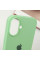 Силиконовый чехол Silicone Case Full Protective (AA) для Apple iPhone 16 (6.1) - Зеленый / Pistachio - фото