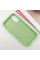 Силиконовый чехол Silicone Case Full Protective (AA) для Apple iPhone 16 (6.1) - Зеленый / Pistachio - фото