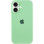 Силіконовий чохол Silicone Case Full Protective (AA) для Apple iPhone 16 (6.1) - Зелений / Pistachio