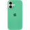 Силіконовий чохол Silicone Case Full Protective (AA) для Apple iPhone 16 (6.1) - Зелений / Spearmint