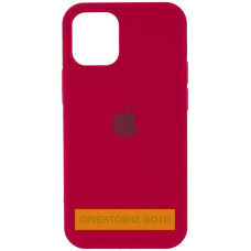 Силиконовый чехол Silicone Case Full Protective (AA) для Apple iPhone 16 (6.1) - Красный / Rose Red