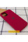 Силиконовый чехол Silicone Case Full Protective (AA) для Apple iPhone 16 (6.1) - Красный / Rose Red - фото