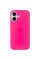 Силиконовый чехол Silicone Case Full Protective (AA) для Apple iPhone 16 (6.1) - Розовый / Barbie pink - фото
