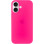 Силіконовий чохол Silicone Case Full Protective (AA) для Apple iPhone 16 (6.1) - Рожевий / Barbie pink